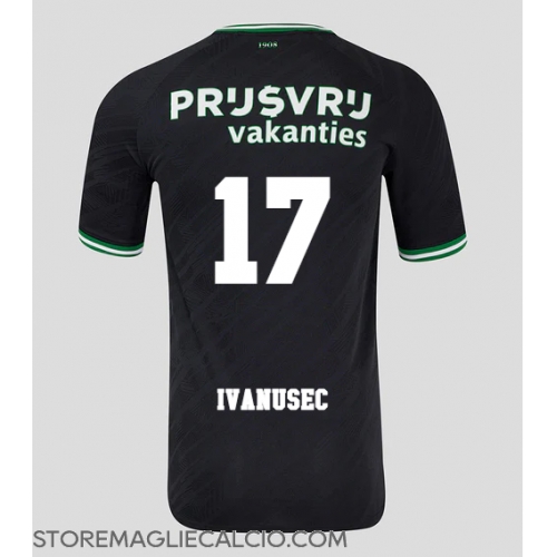 Feyenoord Luka Ivanusec #17 Maglia Gara Trasferta Repliche 2024-25 Maniche Corte Feyenoord Luka Ivanusec #17 Maglia Gara Trasferta Repliche 2024-25 Maniche Corte